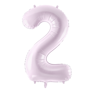 2 Purple Number Balloon