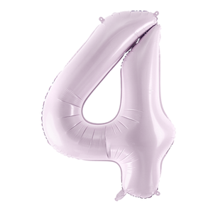 4 Purple Number Balloon