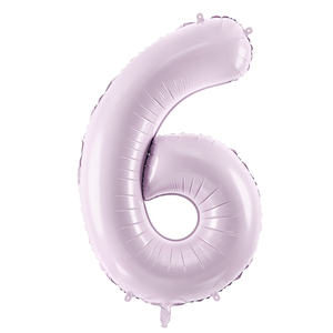 6 Purple Number Balloon