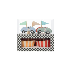 Vintage Race Cars Cupcake Decorating Kit 24ct | The Party Darling