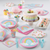 Happy Rainbows Lunch Plates 9" 8 ct | The Party Darling