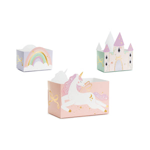 Magical Unicorn Castle & Rainbow Treat Boxes 6ct | The Party Darling