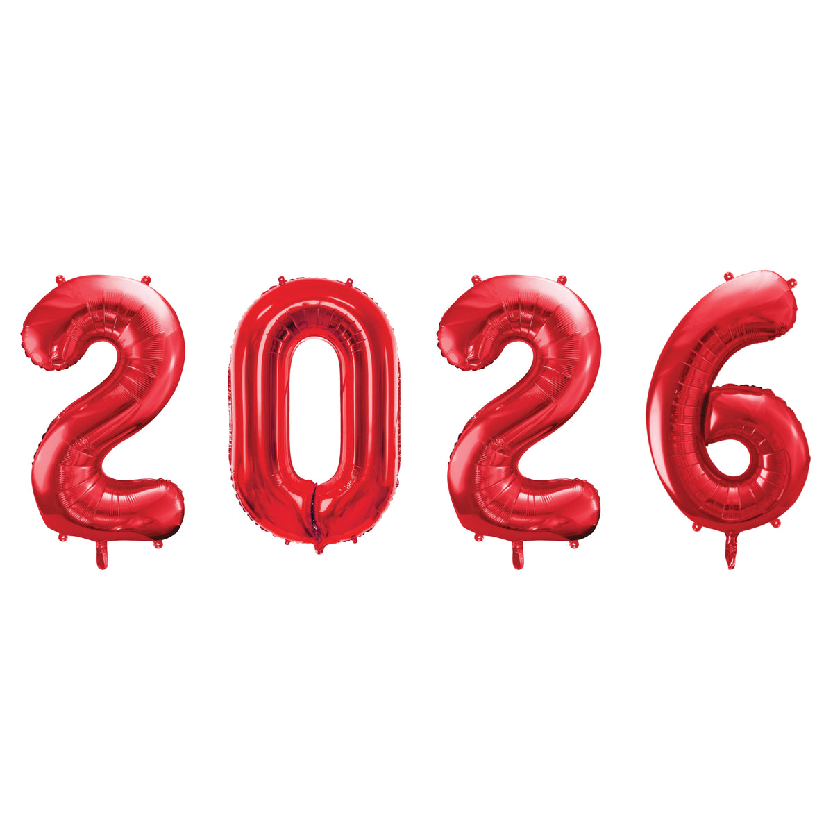 Red 2026 Number Balloon Year 34&quot; | The Party Darling