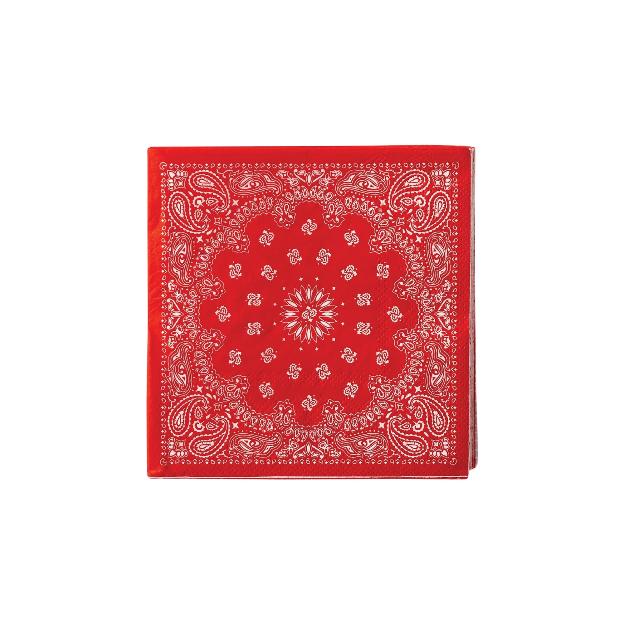 Red & Blue Bandana Dessert Napkins 24ct | The Party Darling