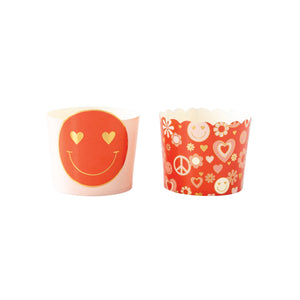 Retro Valentine Baking Cups | The Party Darling