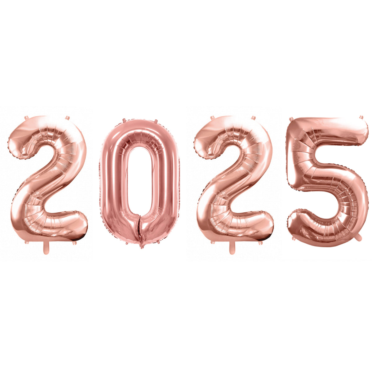 Rose Gold 2025 Number Balloon Year 34&quot; | The Party Darling