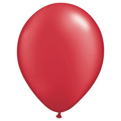 11" Latex Balloons Pack of 6 - Choose Your Color