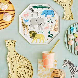 Safari Animal plates and napkins by Meri Meri