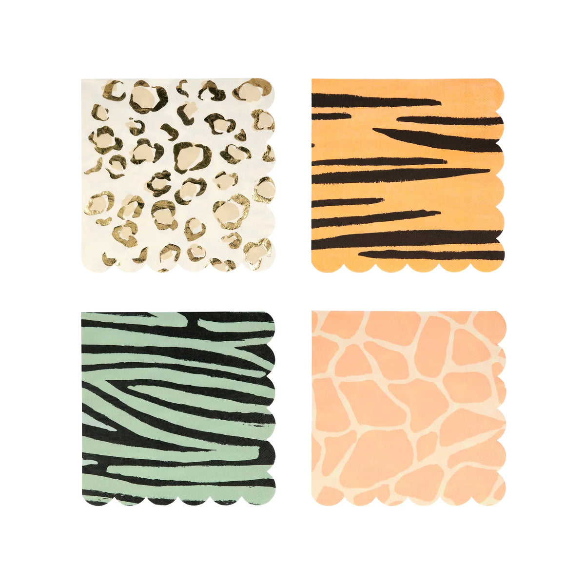Safari Animal Print Lunch Napkins 16ct | The Party Darling