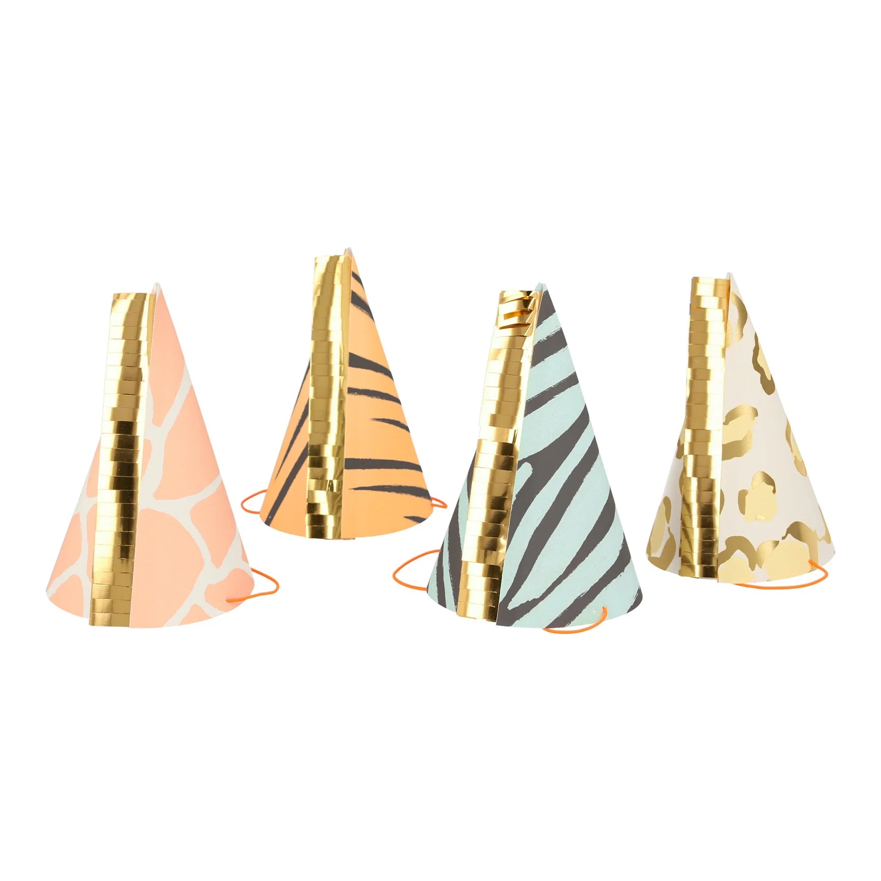 Safari Animal Print Party Hats 8ct | The Party Darling