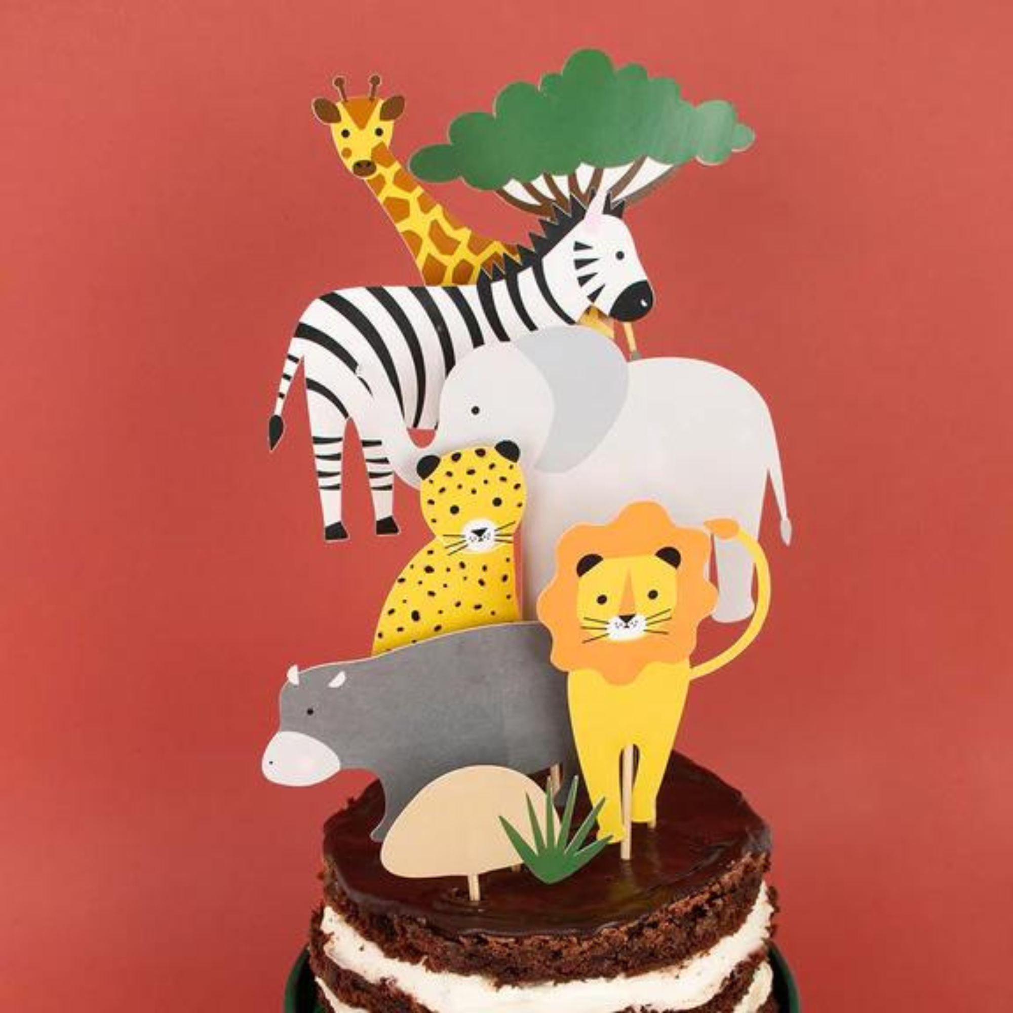 Safari Cake Toppers 6ct | The Party Darling