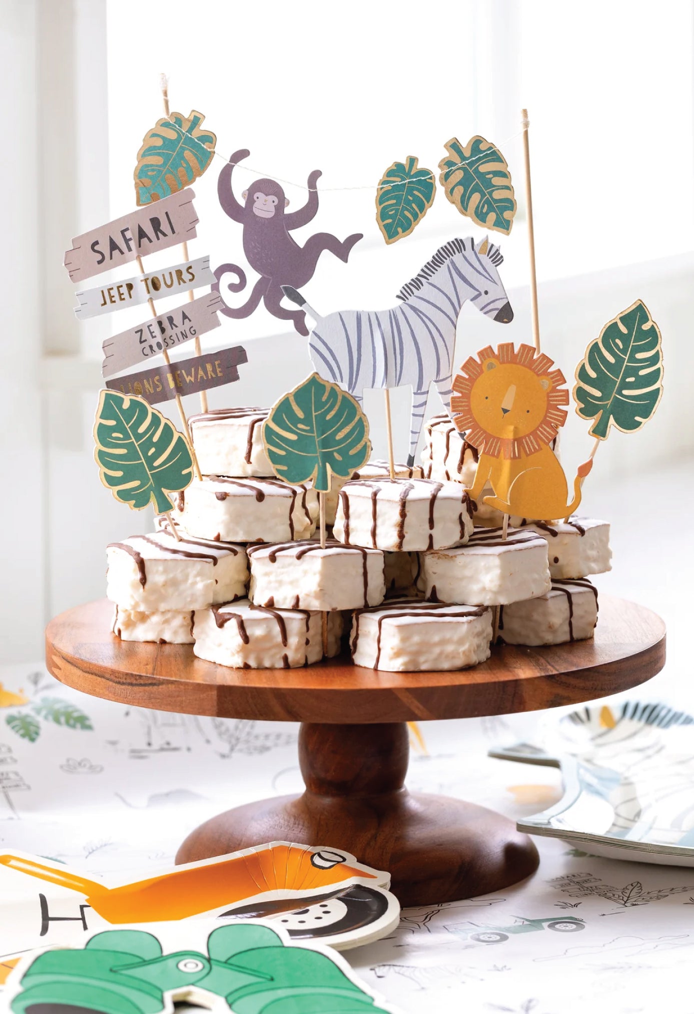 Safari Jeep Tour Cake Toppers 8ct | The Party Darling