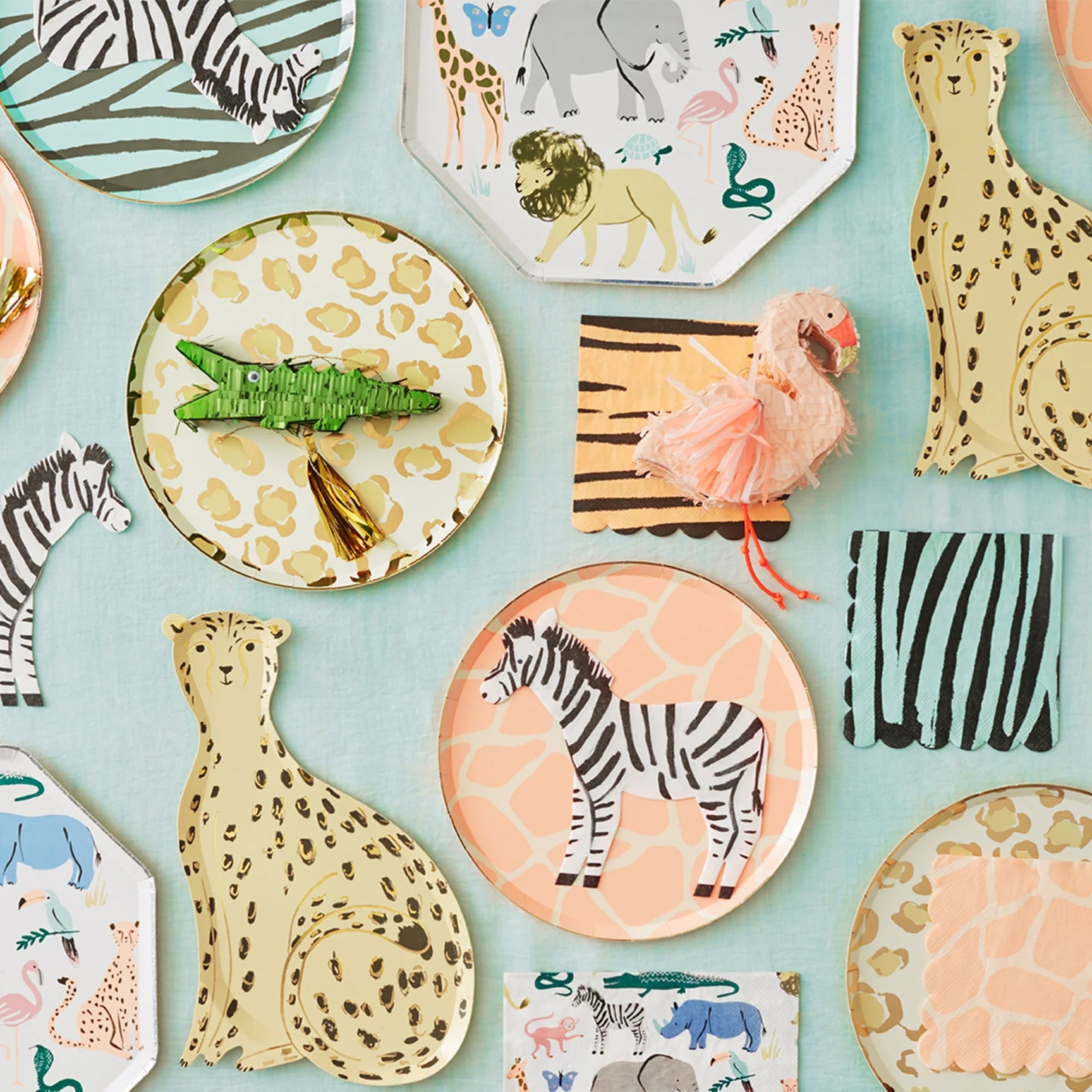Safari Animal Print Lunch Napkins 16ct | The Party Darling