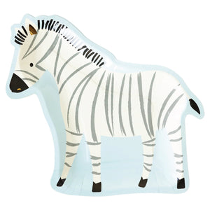 Safari Zebra Lunch Plates 8ct | The Party Darling