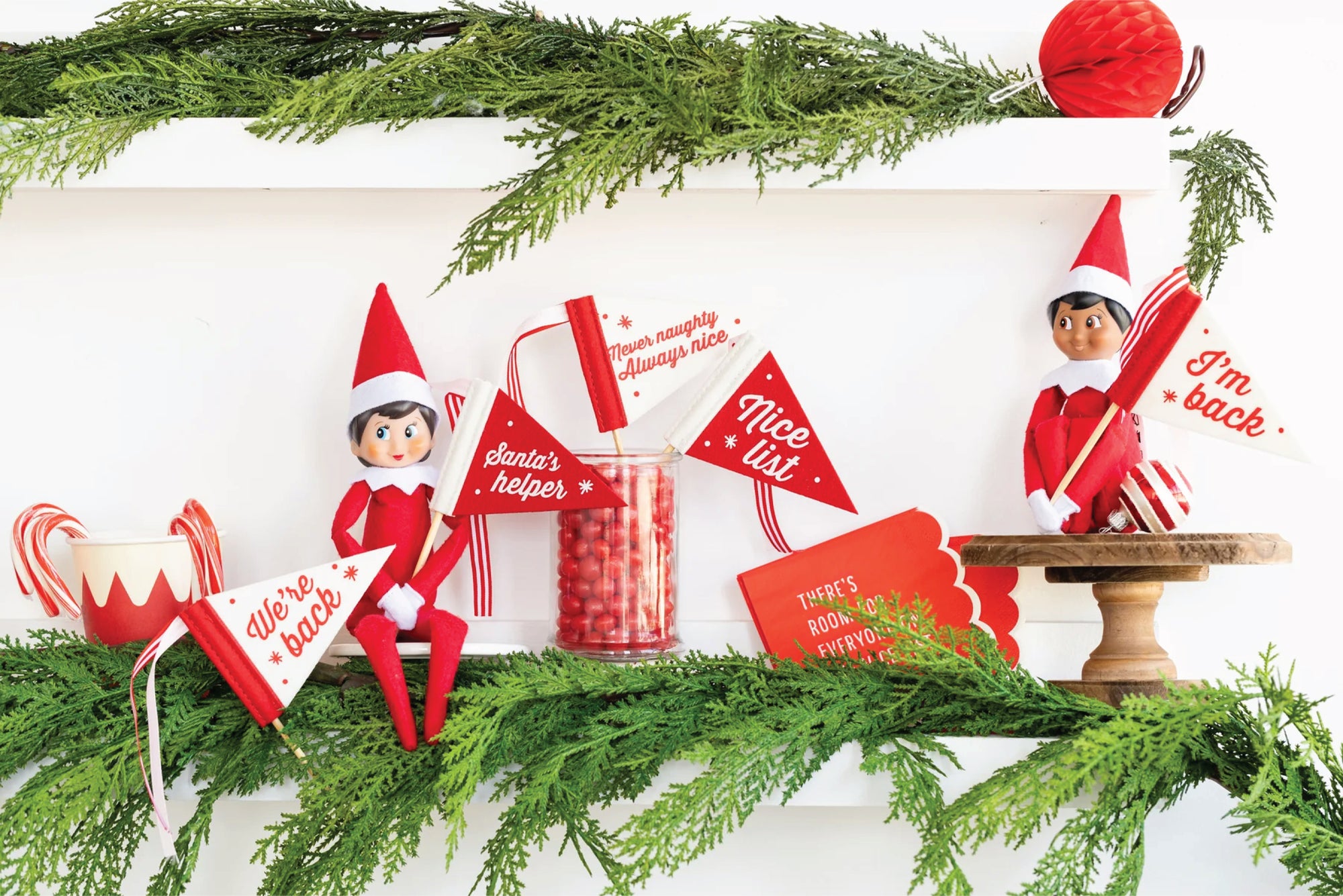 There’s Room for Everyone on the Nice List Cocktail Napkins 24ct | The Party Darling