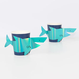 Shark Paper Cups 8ct 