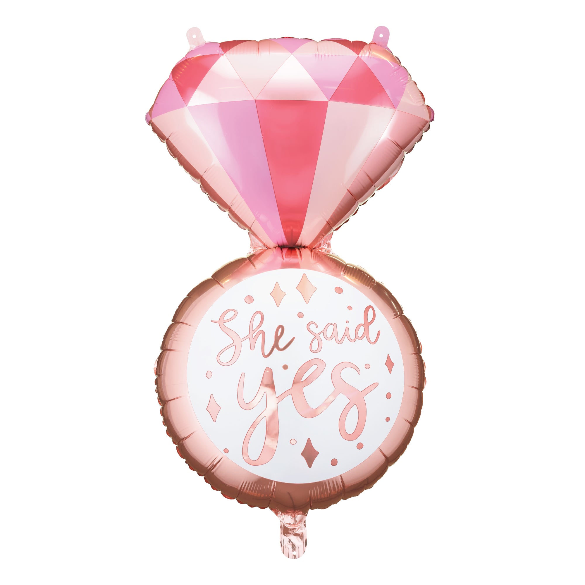 She Said Yes Engagement Ring Balloon 28in | The Party Darling