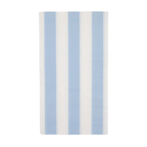 Sky Blue Cabana Striped Paper Guest Towels 20ct | The Party Darling