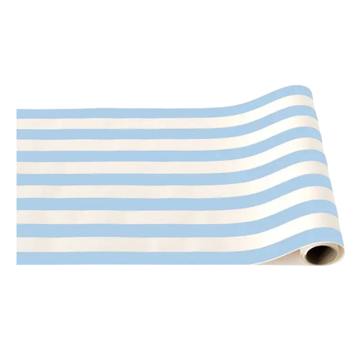 Sky Blue Cabana Stripe Table Runner | The Party Darling