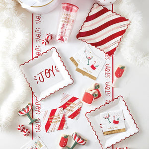 Candy Cane Christmas Party Decorations by Slant