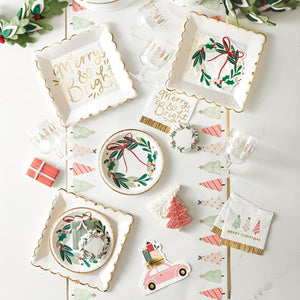 Merry and Bright Christmas party supplies by Slant