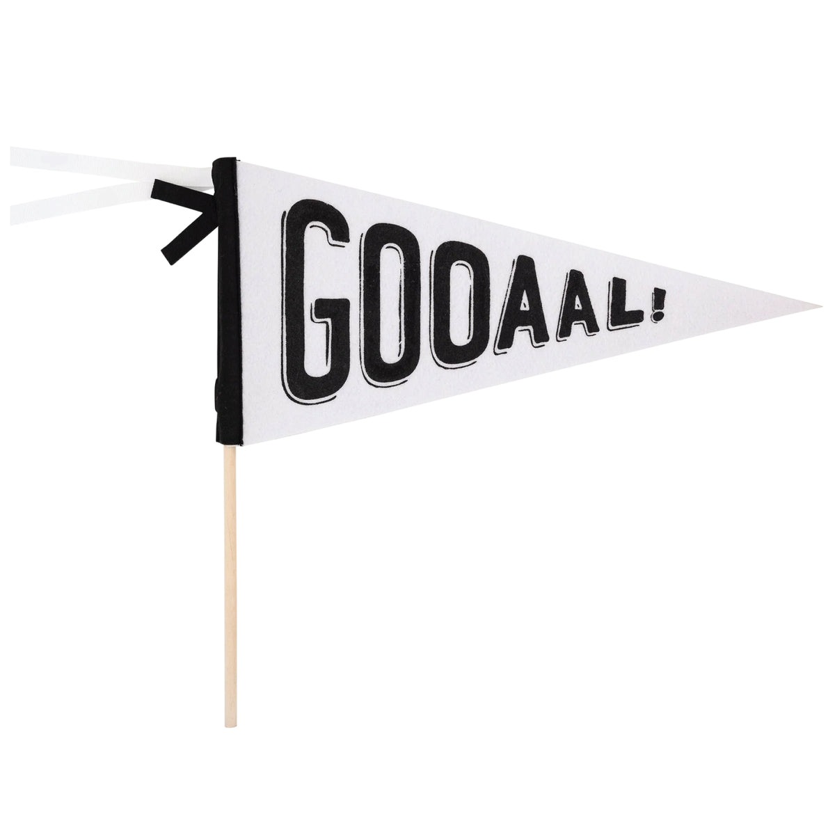 Soccer Goal Felt Pennant Flag | The Party Darling