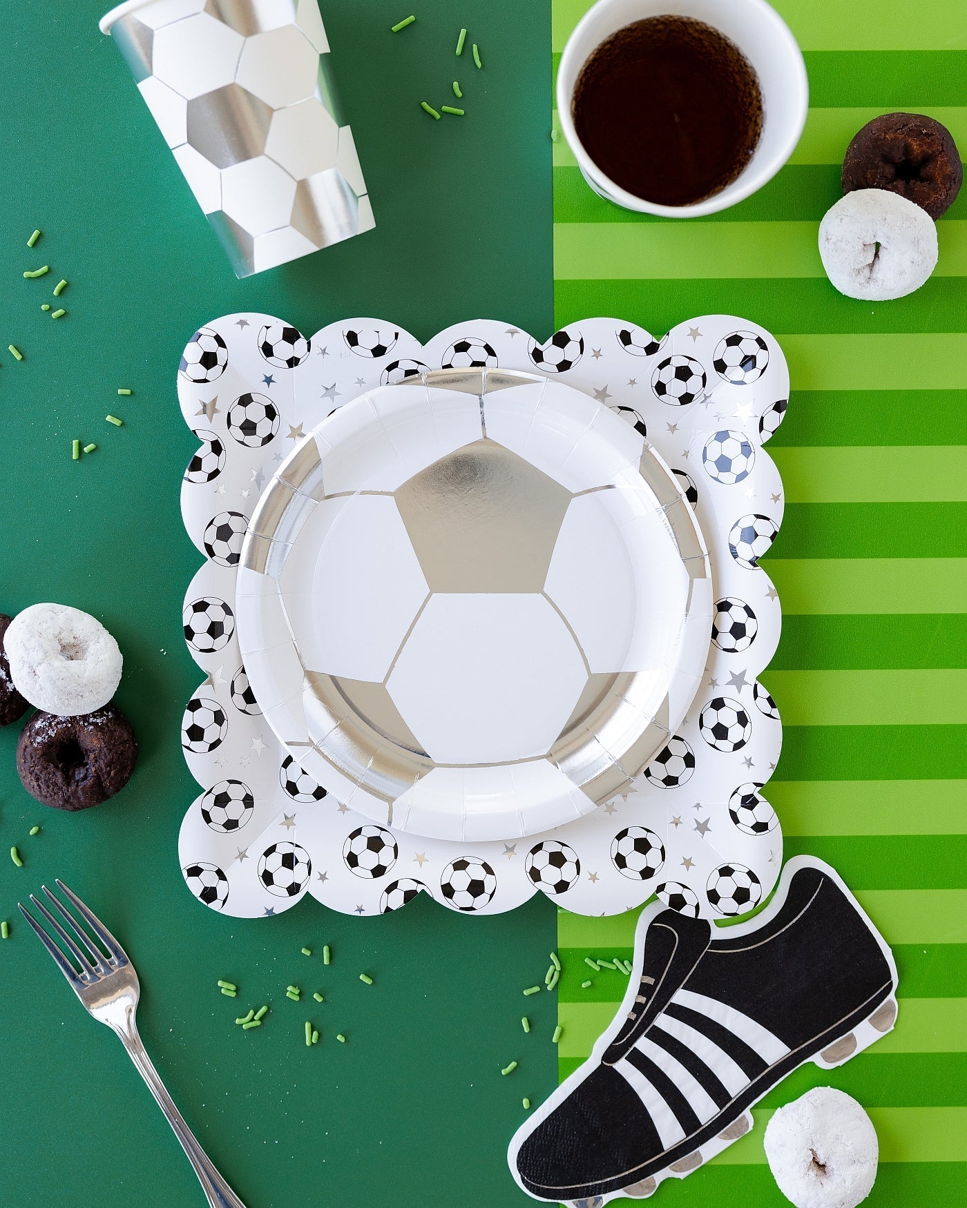 My Mind's Eye Soccer Cleat Lunch Napkins - Thumbnail 2