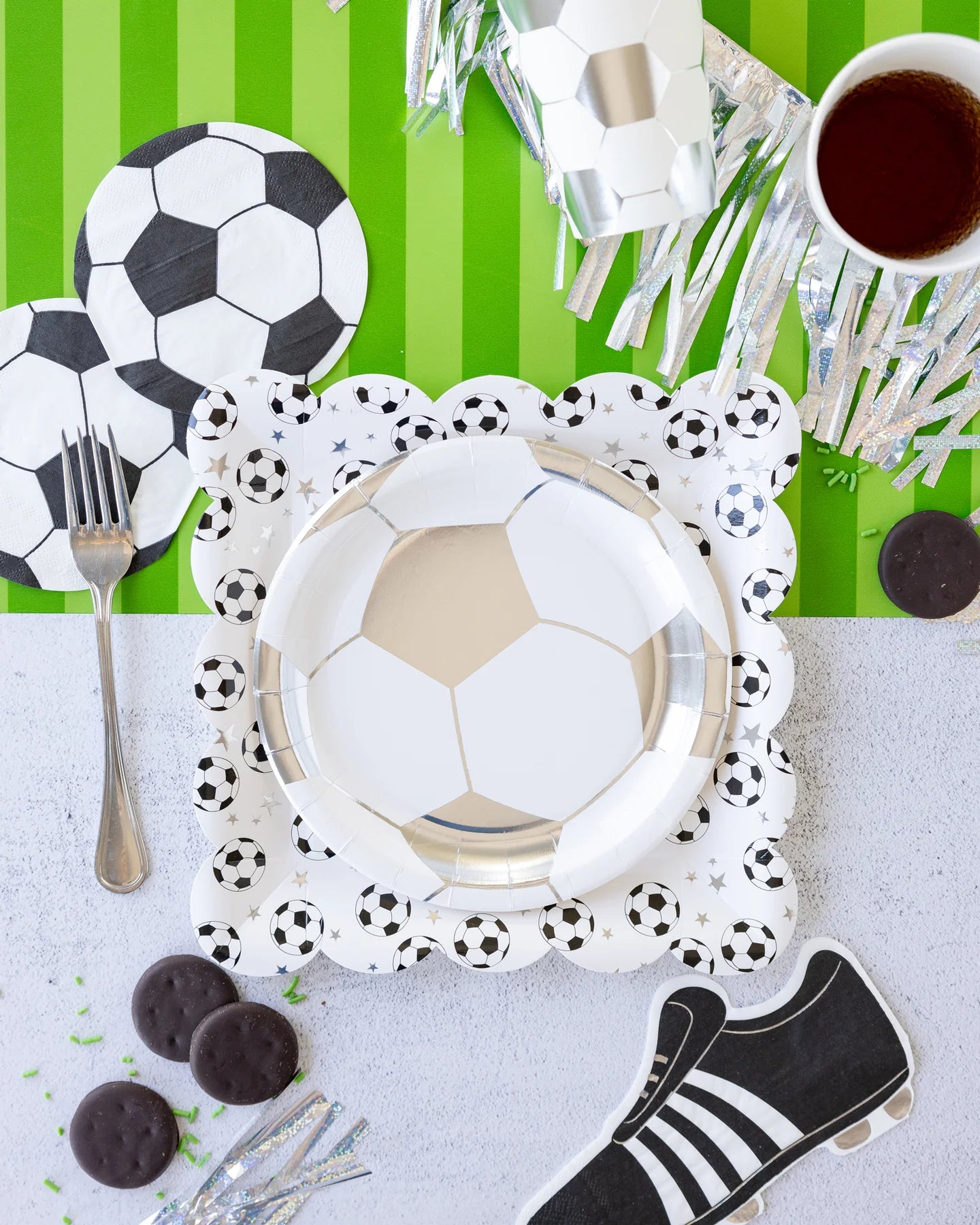 My Mind's Eye Soccer Cleat Lunch Napkins