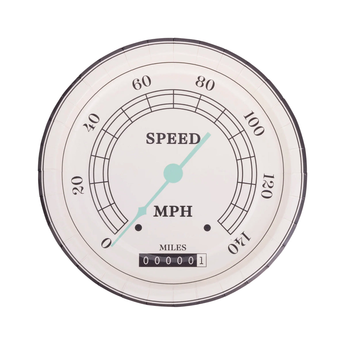 Speedometer Lunch Plates 8ct | The Party Darling