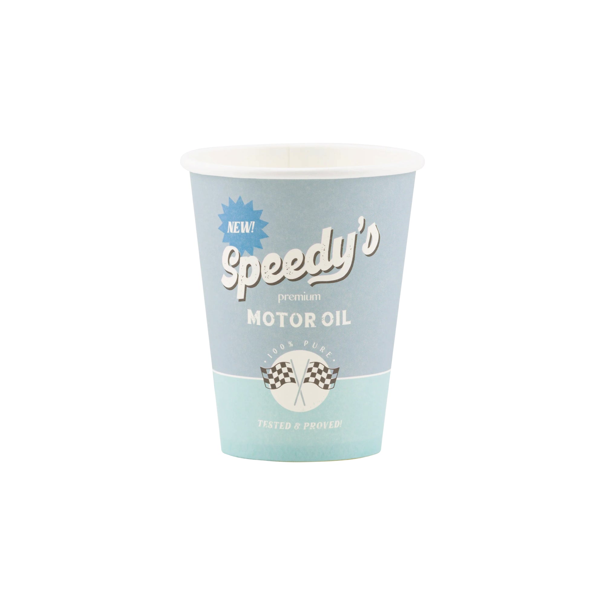 Speedy's Motor Oil Paper Cups 8ct | The Party Darling