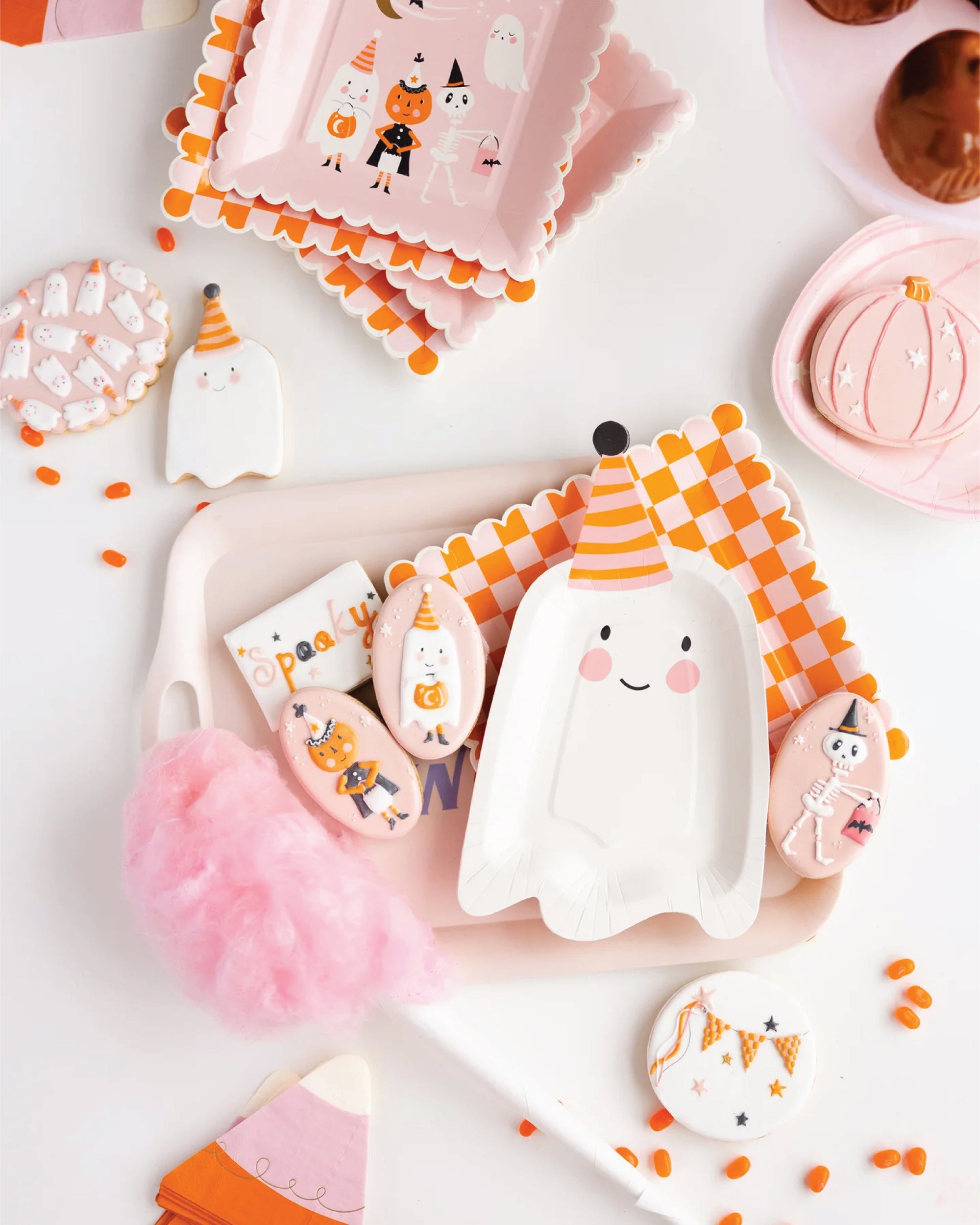 Party Ghost Lunch Plates 8ct | The Party Darling