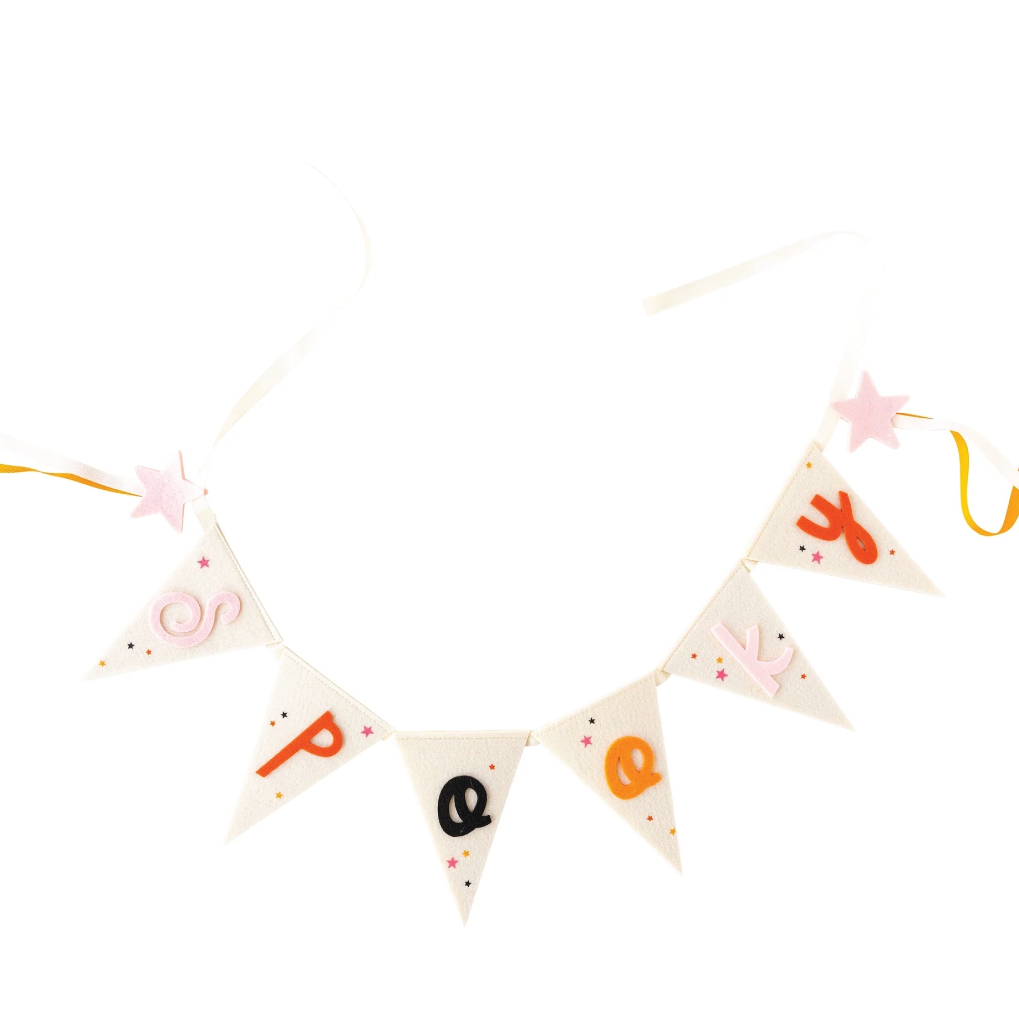 Spooky Halloween Felt Pennant Banner 3ft | The Party Darling