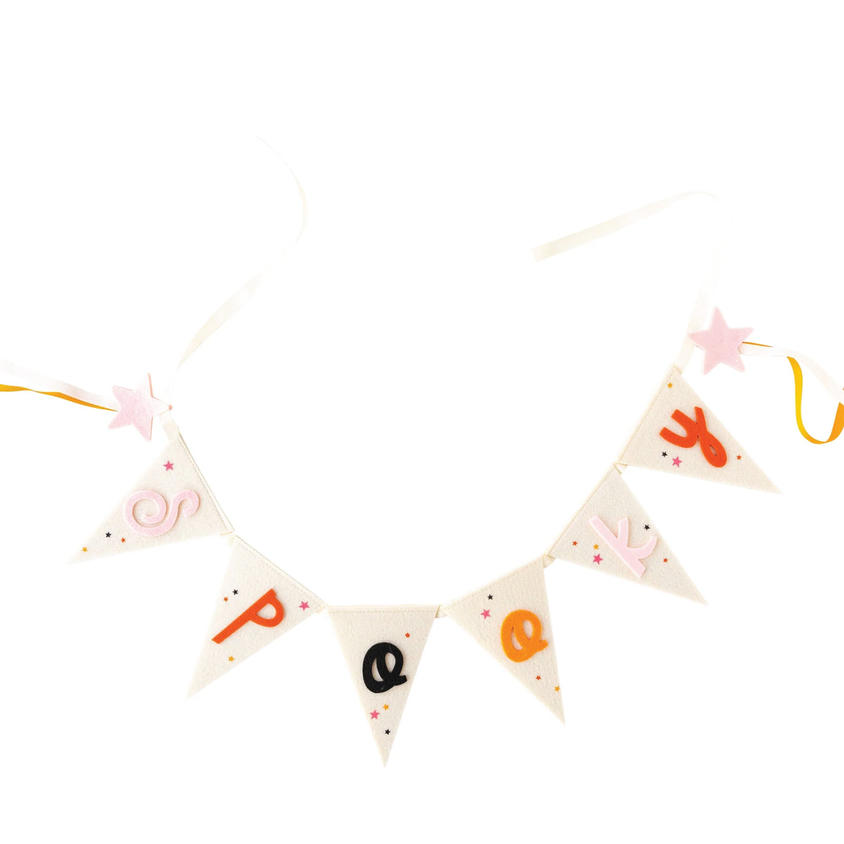 Spooky Halloween Felt Pennant Banner 3ft | The Party Darling