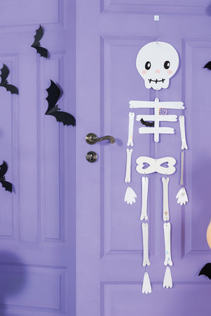 Jointed Skeleton Hanging Paper Decoration | The Party Darling
