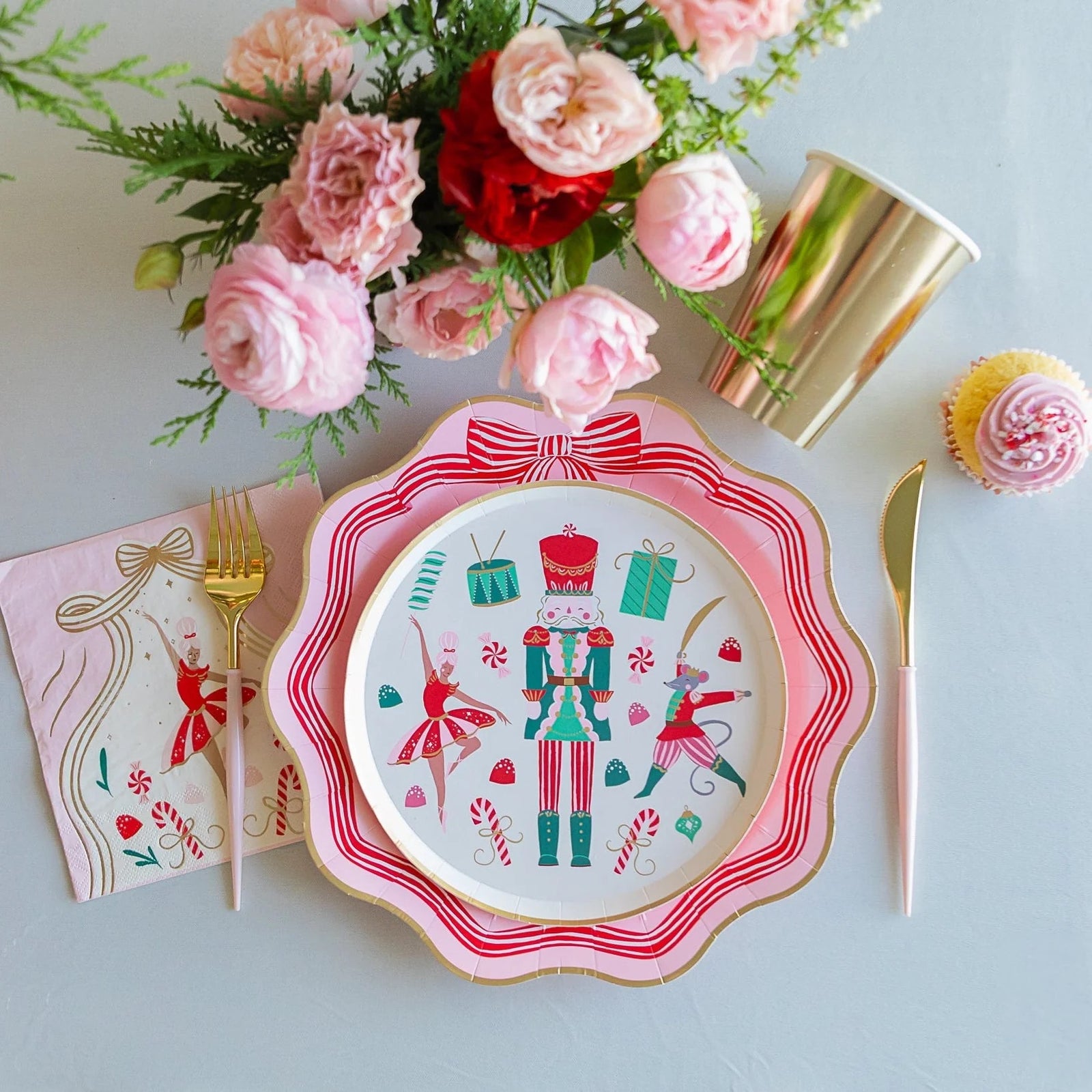 Whimsical Nutcracker Dessert Plates 8ct | The Party Darling
