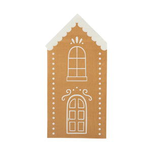 Tall Gingerbread House Paper Dinner Napkins 24ct | The Party Darling