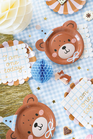 Teddy Bear Birthday Party Flatlay