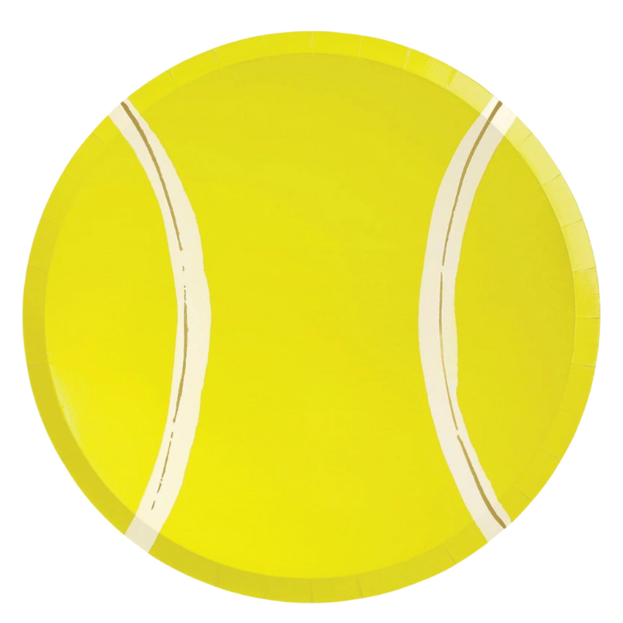 Tennis Ball Lunch Plates 8ct | The Party Darling