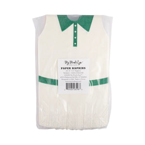 Tennis Dress Fringed Napkin Set | The Party Darling