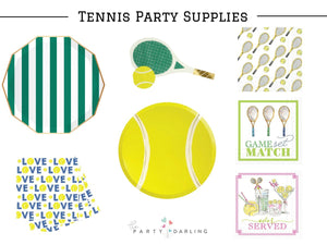 tennis party supplies