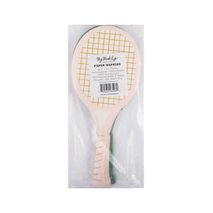 Tennis Racket Napkin Set | The Party Darling