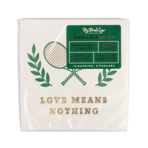 tennis sayings napkin | The Party Darling