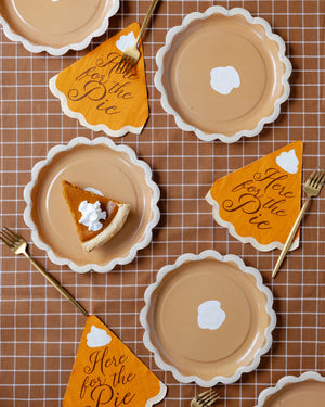 Thanksgiving Pie Paper Napkins & Plates