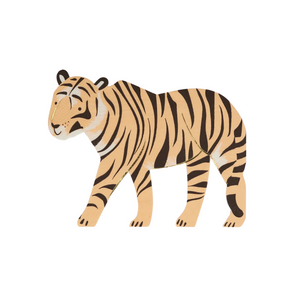 Tiger Dessert Napkins 16ct | The Party Darling