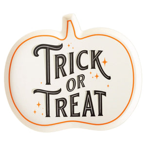 Trick or Treat Pumpkin Bamboo Serving Tray | The Party Darling