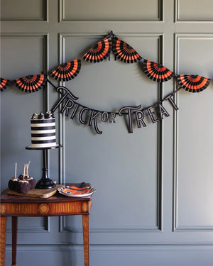 Trick or Treat Felt Banner Backdrop | The Party Darling