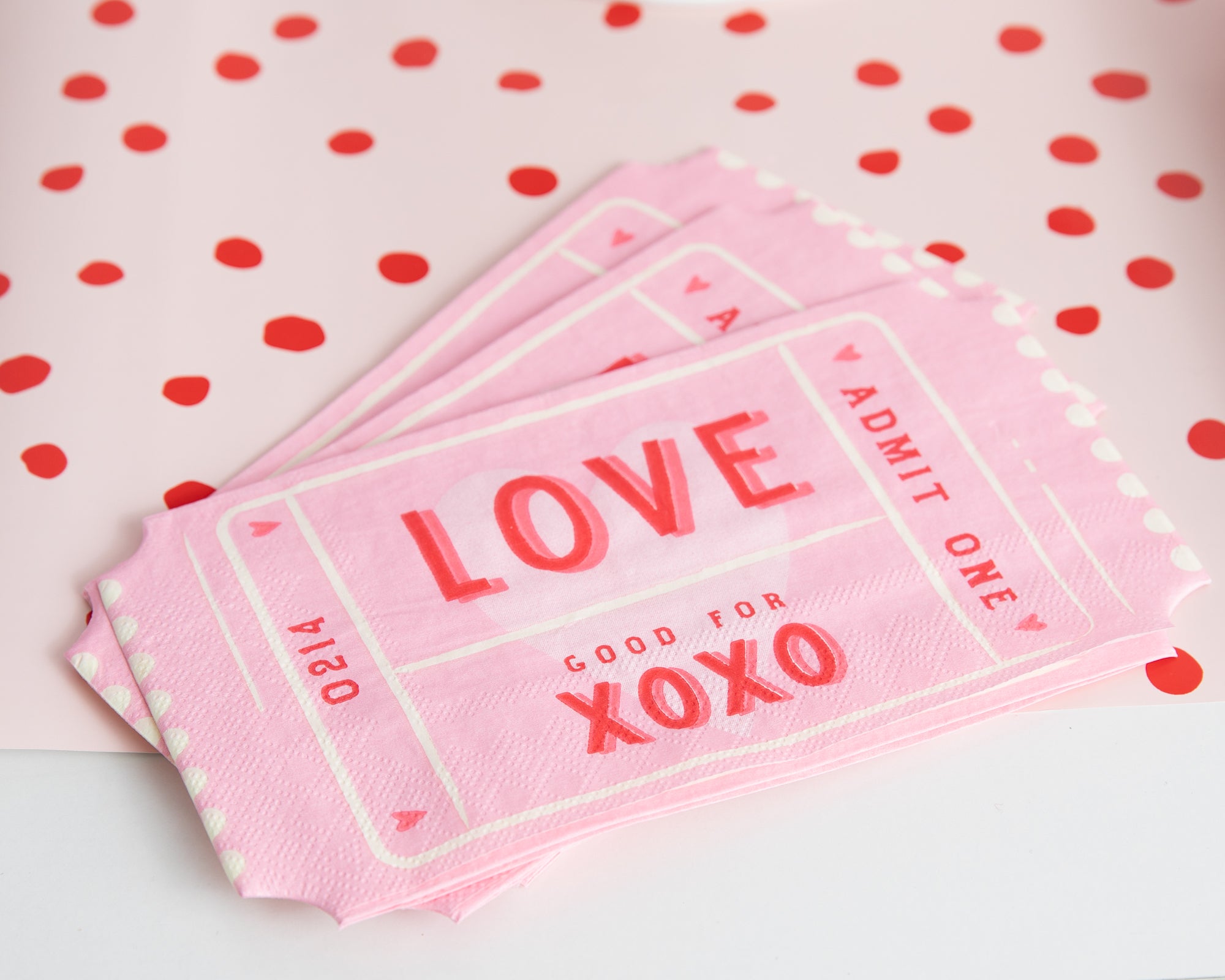 Love Coupon Paper Guest Towels 24ct | The Party Darling