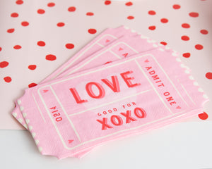 Love Coupon Paper Guest Towels 24ct