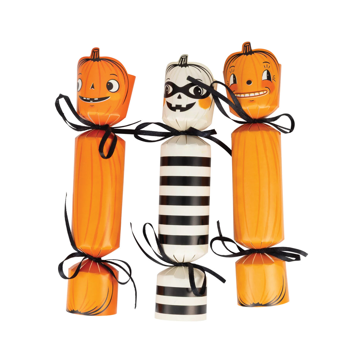 Vintage Halloween Pumpkin Party Crackers 12ct | The Party Darling