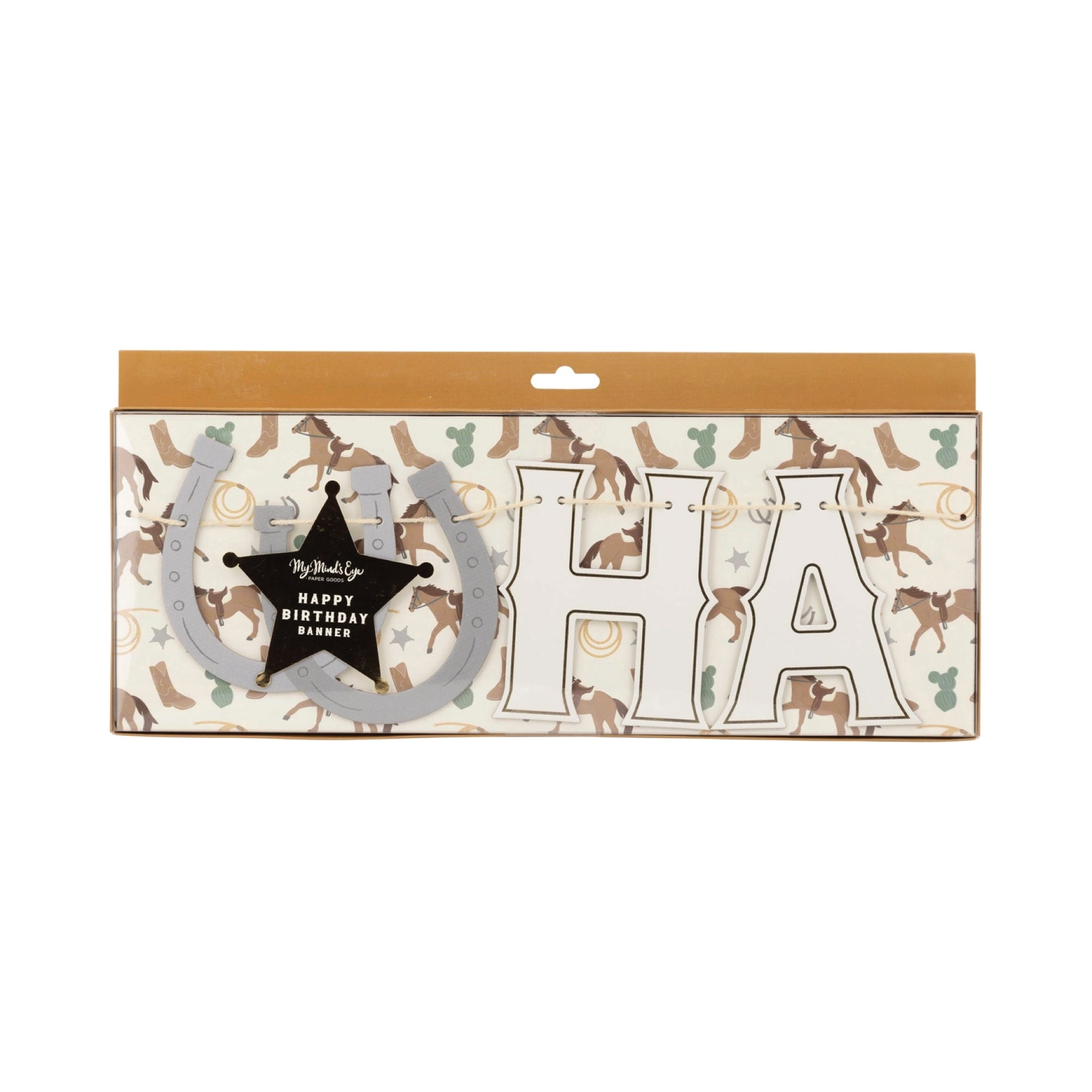 Western Happy Birthday Banner 5.5ft | The Party Darling